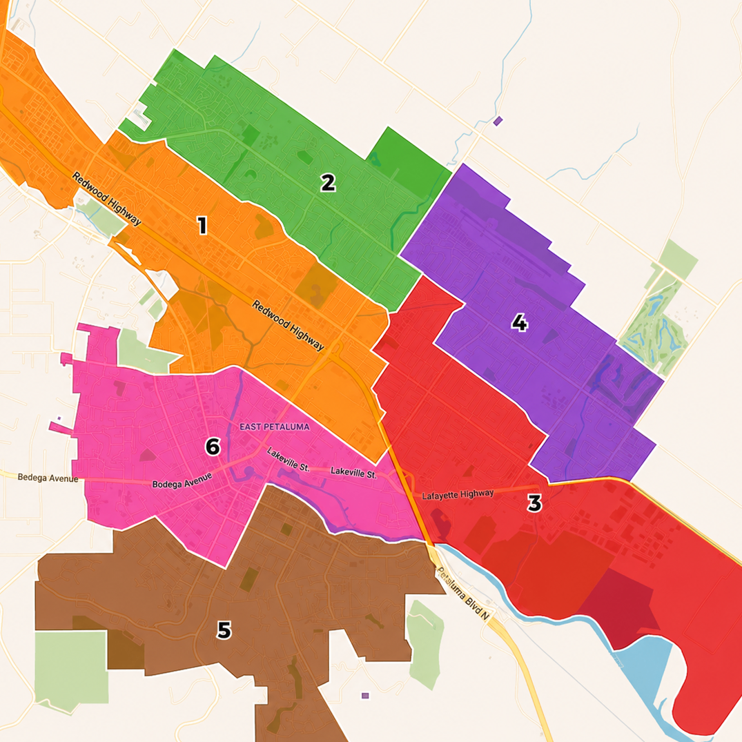 Petaluma City Council, District 3: Karen Nau and Eric Vazquez