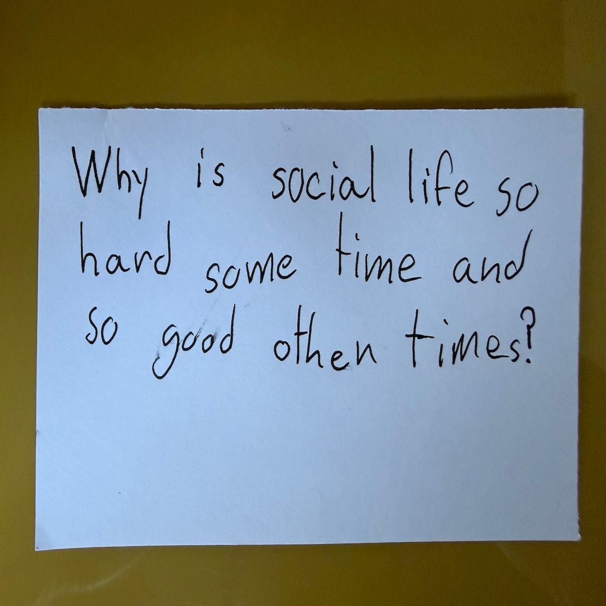 Ask Me Anything: Why Friendship Matters